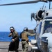 U.S. Marine Corps Maj. Gen. John Jarrard lands aboard the littoral combat ship USS Billings (LCS 15) while operating in the Caribbean Sea off the coast of Venezuela, July 7, 2026.