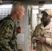 U.S. Marine Corps Maj. Gen. John Jarrard talks with U.S. Sailors aboard the littoral combat ship USS Billings (LCS 15) while operating in the Caribbean Sea off the coast of Venezuela, July 7, 2026.