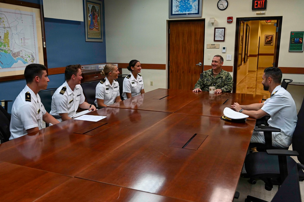 U.S. Naval Academy midshipmen visit NAVSTA Rota