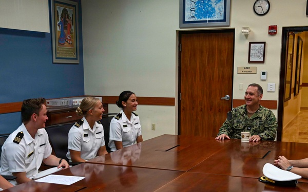 U.S. Naval Academy midshipmen visit NAVSTA Rota