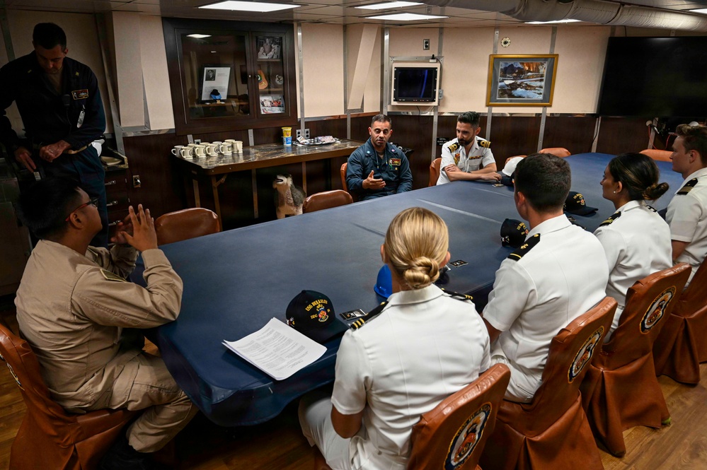 U.S. Naval Academy midshipmen visit NAVSTA Rota