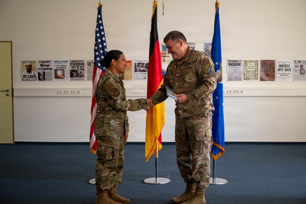 AFELM Military Personnel Exchange Program holds change of command ceremony