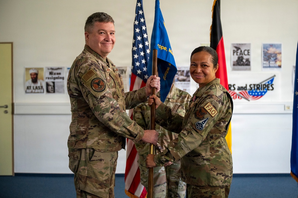 AFELM Military Personnel Exchange Program holds change of command ceremony
