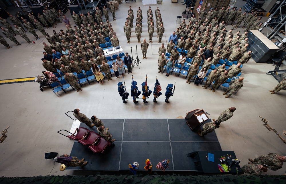 1st CBCS conducts change of command, welcomes new commander
