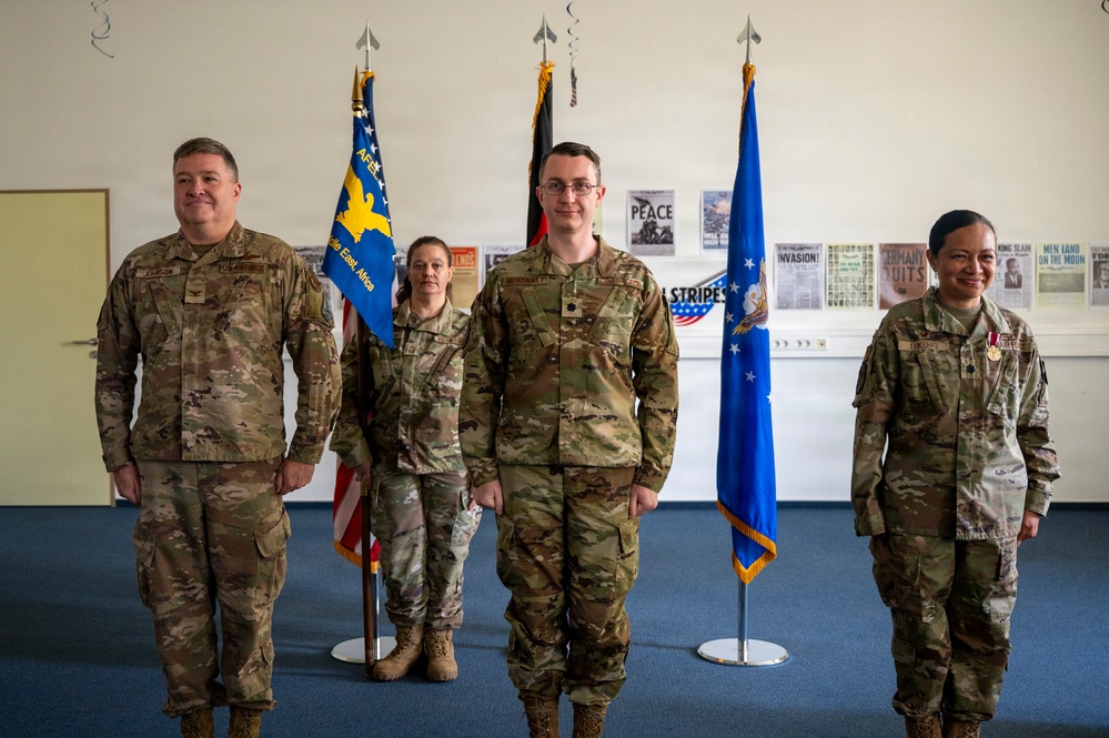 AFELM Military Personnel Exchange Program holds change of command ceremony