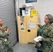 HAZMAT inspection at NAVSUP FLC Jacksonville site NAS JRB Fort Worth