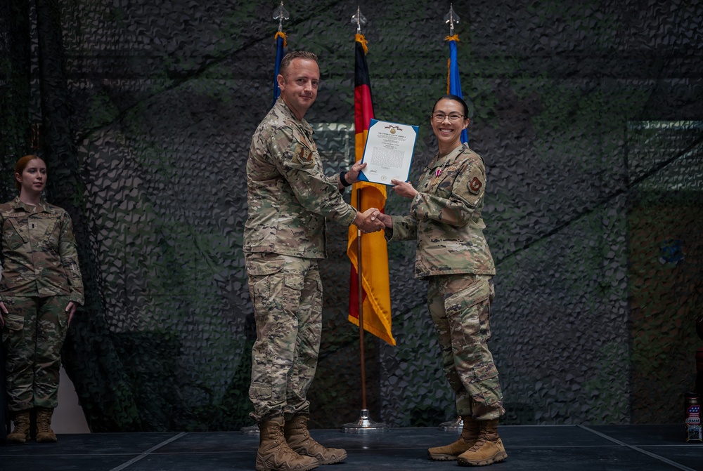 1st CBCS conducts change of command, welcomes new commander