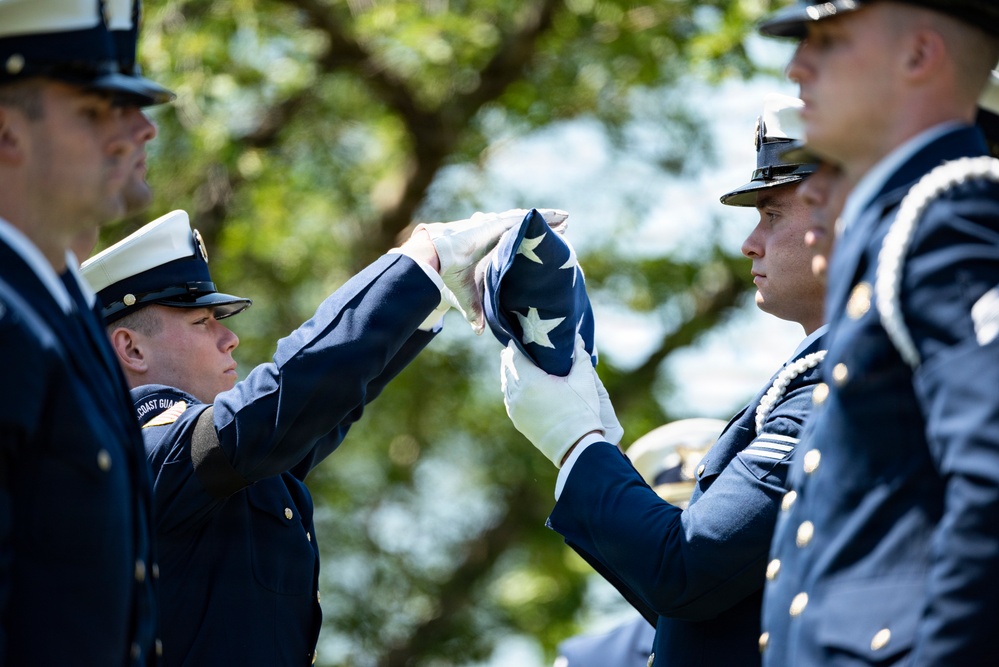 Full Military Funeral Honors with Escort were Conducted During a Memorial Service for U.S. Merchant Marine Galleyman-Utility Jose Pabon