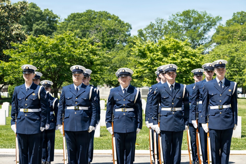 Full Military Funeral Honors with Escort were Conducted During a Memorial Service for U.S. Merchant Marine Galleyman-Utility Jose Pabon