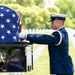 Full Military Funeral Honors with Escort were Conducted During a Memorial Service for U.S. Merchant Marine Galleyman-Utility Jose Pabon