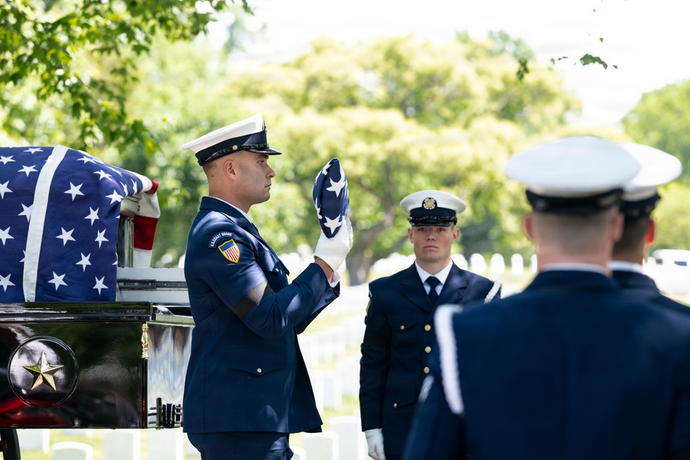 Full Military Funeral Honors with Escort were Conducted During a Memorial Service for U.S. Merchant Marine Galleyman-Utility Jose Pabon
