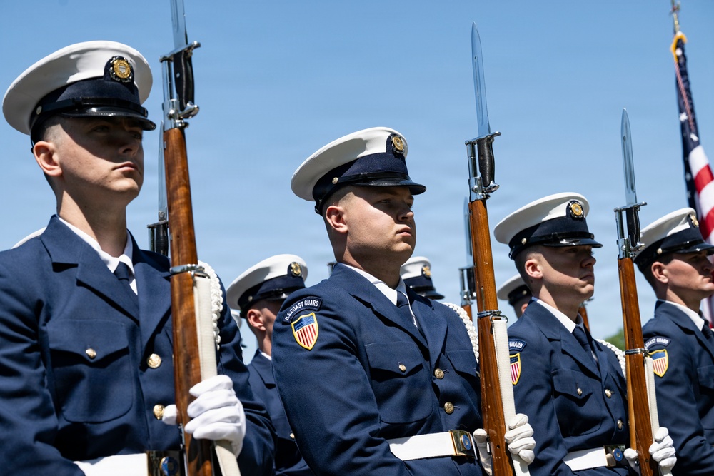 Full Military Funeral Honors with Escort were Conducted During a Memorial Service for U.S. Merchant Marine Galleyman-Utility Jose Pabon