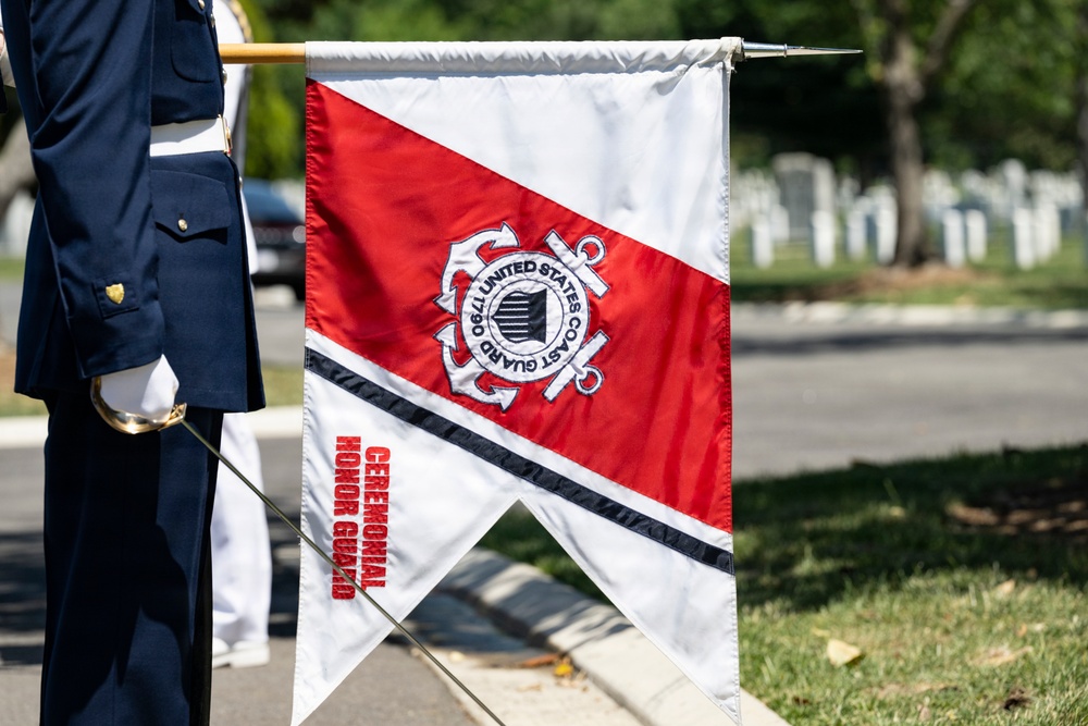 Full Military Funeral Honors with Escort were Conducted During a Memorial Service for U.S. Merchant Marine Galleyman-Utility Jose Pabon