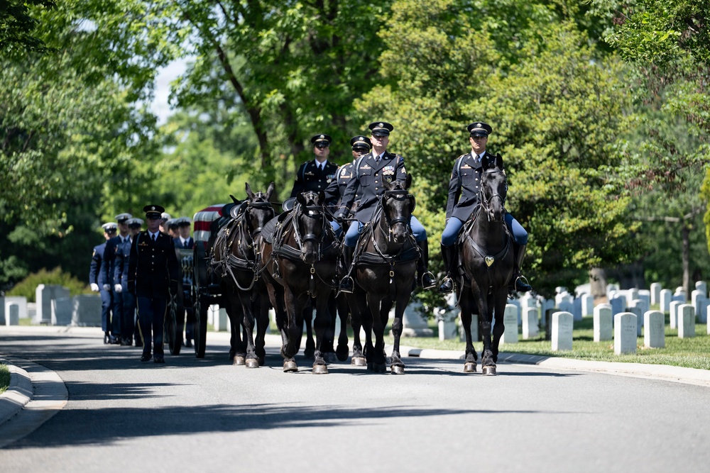 Full Military Funeral Honors with Escort were Conducted During a Memorial Service for U.S. Merchant Marine Galleyman-Utility Jose Pabon