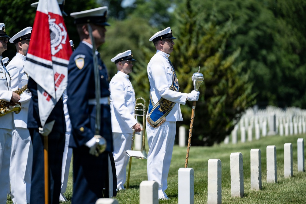 Full Military Funeral Honors with Escort were Conducted During a Memorial Service for U.S. Merchant Marine Galleyman-Utility Jose Pabon