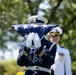 Full Military Funeral Honors with Escort were Conducted During a Memorial Service for U.S. Merchant Marine Galleyman-Utility Jose Pabon
