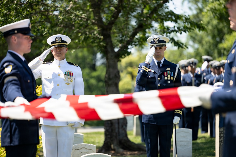 Full Military Funeral Honors with Escort were Conducted During a Memorial Service for U.S. Merchant Marine Galleyman-Utility Jose Pabon