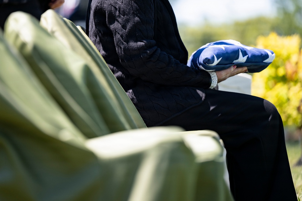 Full Military Funeral Honors with Escort were Conducted During a Memorial Service for U.S. Merchant Marine Galleyman-Utility Jose Pabon