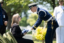 Full Military Funeral Honors with Escort were Conducted During a Memorial Service for U.S. Merchant Marine Galleyman-Utility Jose Pabon