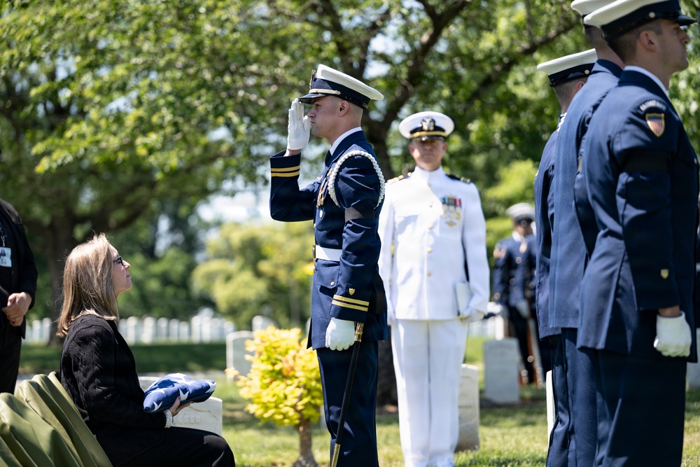 Full Military Funeral Honors with Escort were Conducted During a Memorial Service for U.S. Merchant Marine Galleyman-Utility Jose Pabon