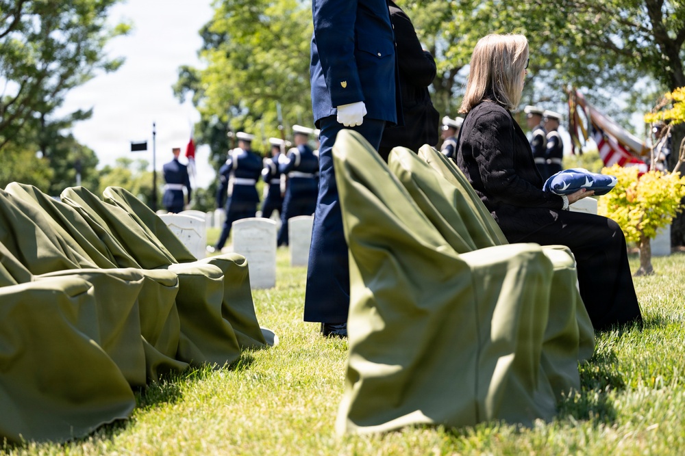 Full Military Funeral Honors with Escort were Conducted During a Memorial Service for U.S. Merchant Marine Galleyman-Utility Jose Pabon