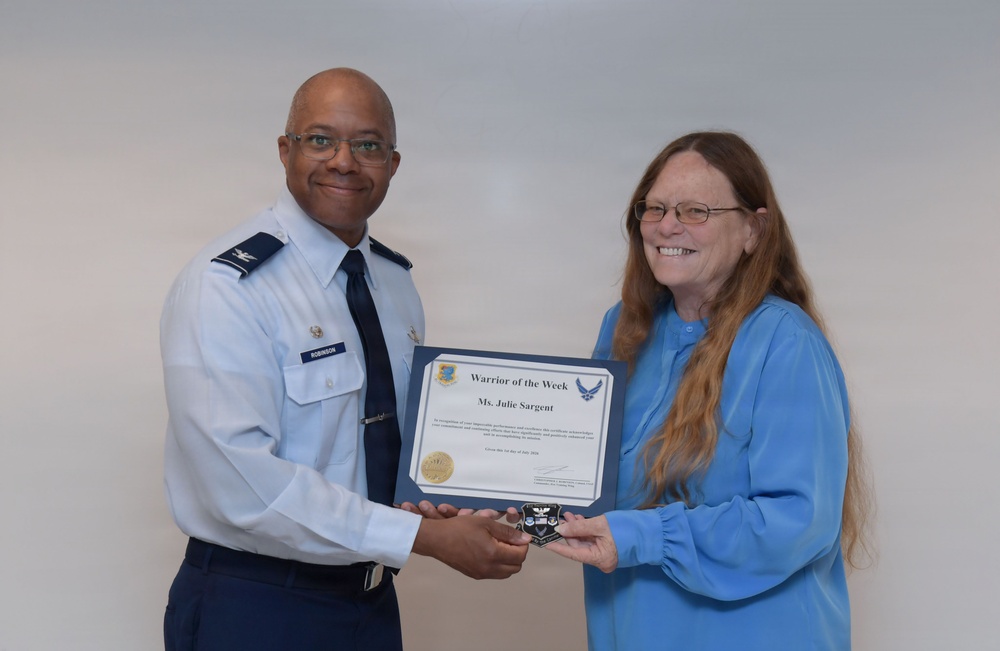 Warrior of the Week: Julie Sargent