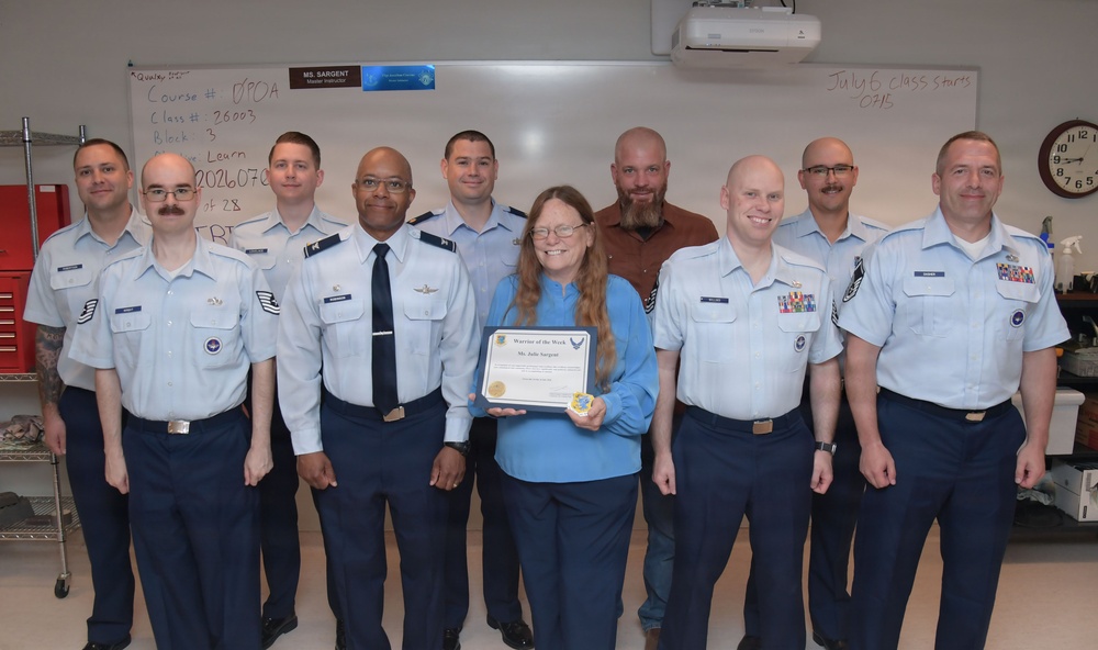 Warrior of the Week: Julie Sargent
