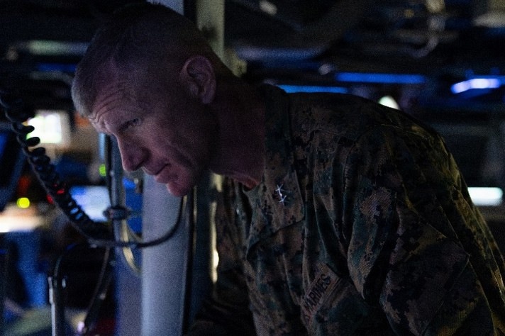 U.S. Marine Corps Maj. Gen. Kevin Jarrard, Commanding General of the 4th Marine Division and the senior U.S. Southern Command (USSOUTHCOM) official in support of Venezuela earthquake relief efforts, tours .