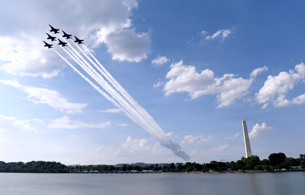 Freedom 250 July 4th Flyover in DC
