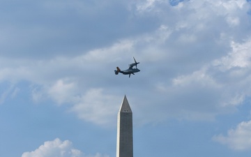 Freedom 250 July 4th Flyover in DC
