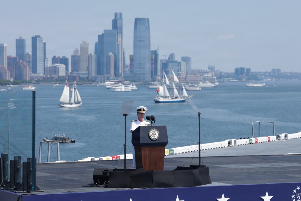 USS KEARSARGE Hosts Vice President JD Vance During INR 250
