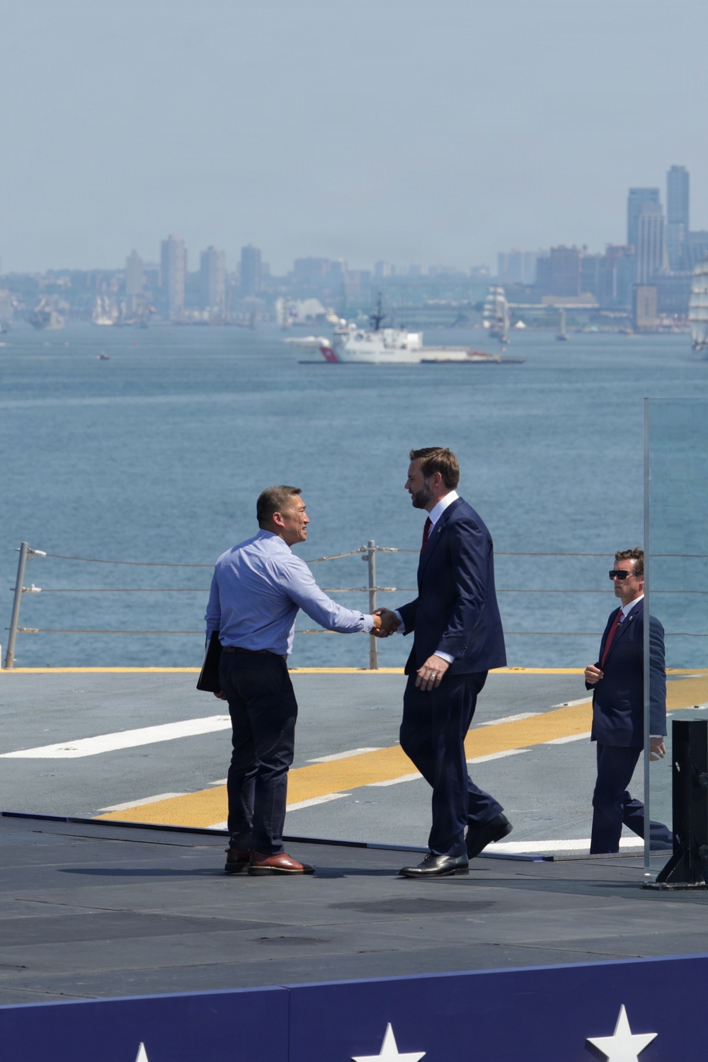 USS KEARSARGE Hosts Vice President JD Vance During INR 250