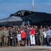 Brig. Gen. Jack Arthaud celebrates fini flight at RAF Lakenheath