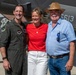 Brig. Gen. Jack Arthaud celebrates fini flight at RAF Lakenheath
