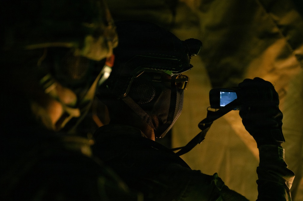 509th LRS Airmen sharpen their ground combat skills during a field training exercise