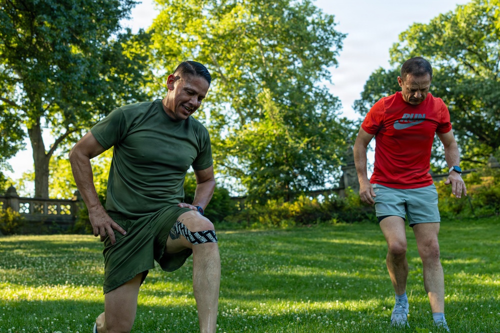 “America 250 Plank Challenge” with the Commandant, Gen. Eric M. Smith, and 1st Sea Lord, Gen. Gwyn Jenkins