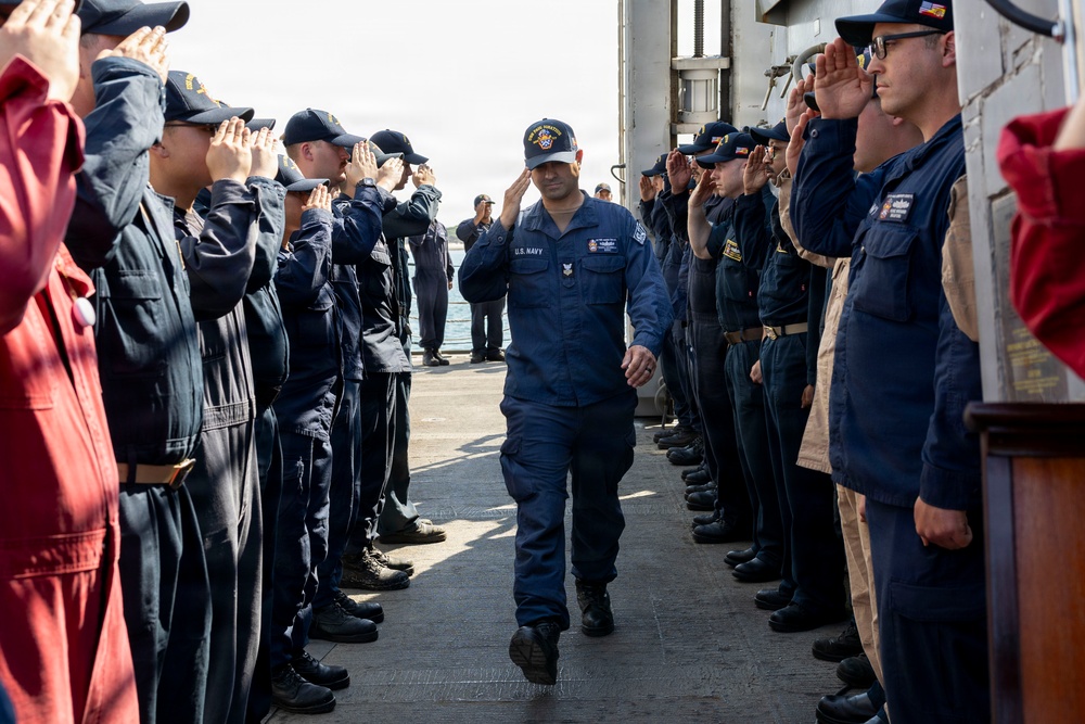 DDG 117 Ring Off Ceremony