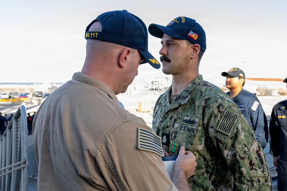 DDG 117 Ring Off Ceremony