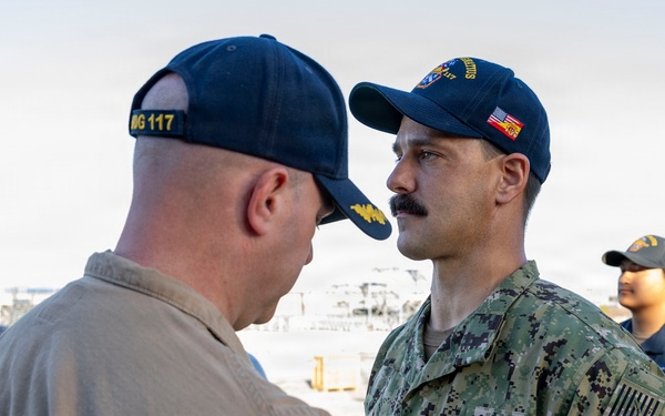 DDG 117 Ring Off Ceremony