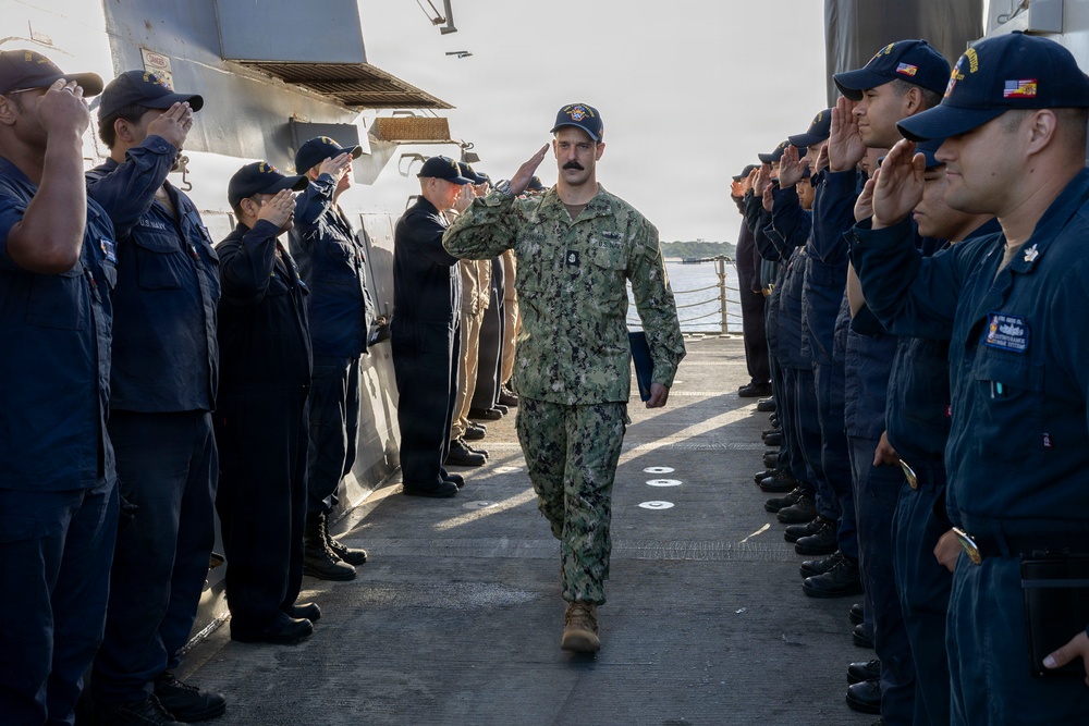 DDG 117 Ring Off Ceremony