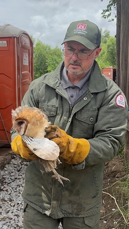 USACE New Orleans personnel rescue wildlife in Bonnet Carre’ Spillway