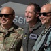 Brig. Gen. Jack Arthaud celebrates fini flight at RAF Lakenheath
