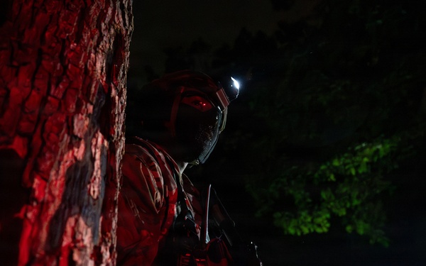 509th LRS Airmen sharpen their ground combat skills during a field training exercise