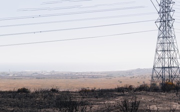 Camp Pendleton Fire Department Combats Range 501, 'Pipeline Fire'