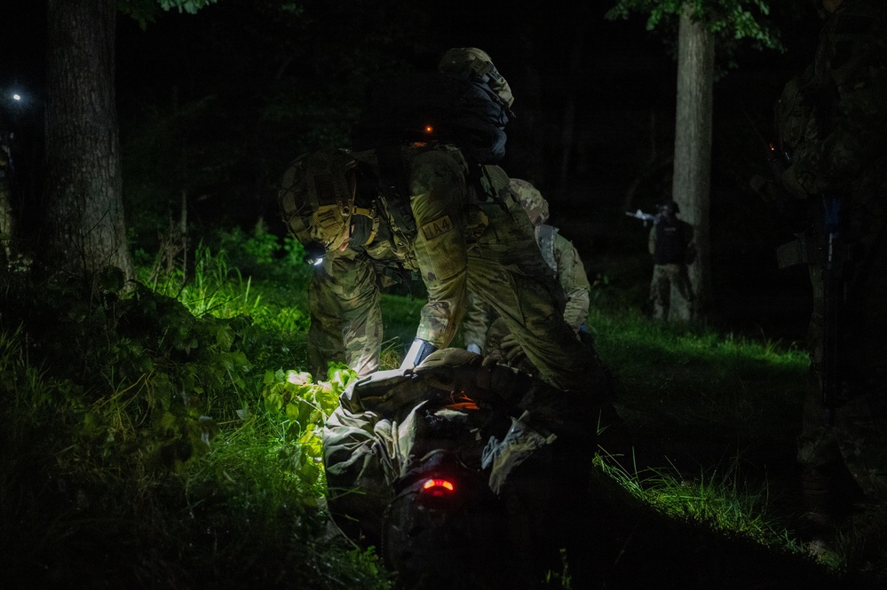 509th LRS Airmen sharpen their ground combat skills during a field training exercise