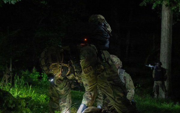 509th LRS Airmen sharpen their ground combat skills during a field training exercise