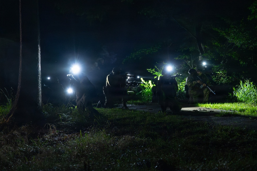 509th LRS Airmen sharpen their ground combat skills during a field training exercise