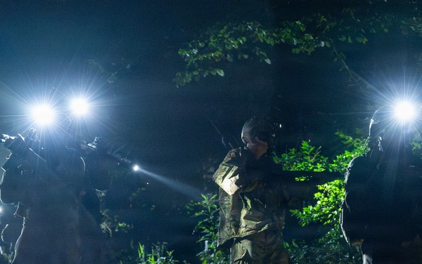 509th LRS Airmen sharpen their ground combat skills during a field training exercise
