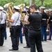 U.S. Navy Band performs in the World Trade Center plaza