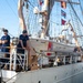 U.S. Coast Guard Cutter Eagle Departs New York During Sail250 Parade of Sail